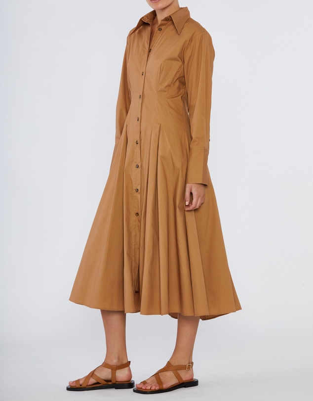 Amelius - Mattea Cotton Poplin Shirt Dress