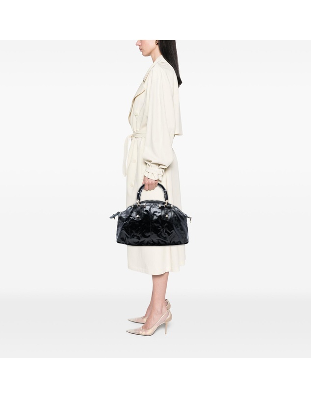 Pre-Loved by Azura Reborn - Pre-Loved Coated Canvas Bamboo Dialux Pop Satchel