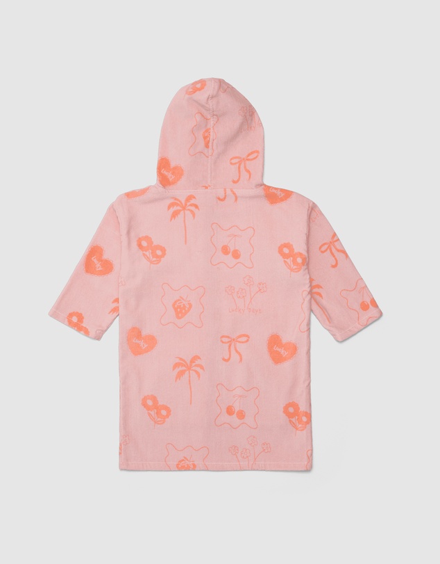 Crywolf - EVERYWHERE ZIP-UP TOWEL Pink