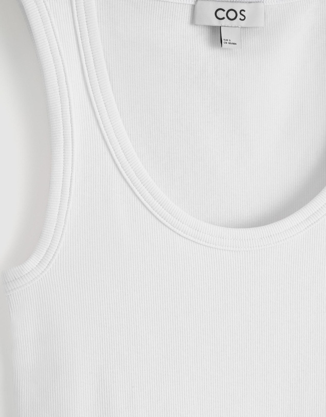 COS - Ribbed Scoop-Neck Tank Top