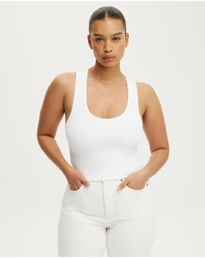 Cotton On - Hold Me Scoop Neck Racerback Tank