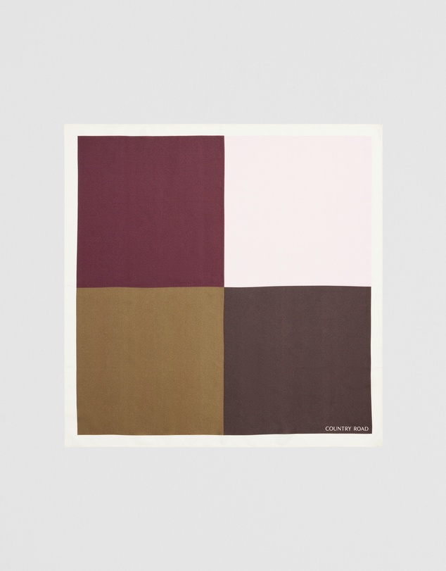 Country Road - Silk Block Scarf