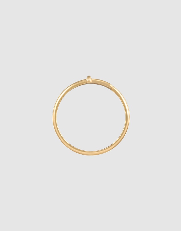 Elli Jewelry - Twisted Wrap Ring in Gold-Plated 925 Silver