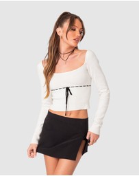EDIKTED - Natasha Knit Top
