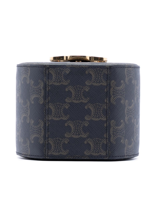 Pre-Loved by Azura Reborn - Pre-Loved Triomphe Coated Canvas Round Box Handbag