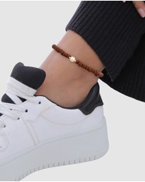 Elli Jewelry - Anklet Pearl 925 Sterling Silver