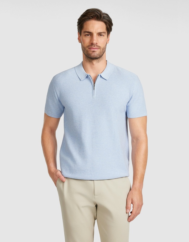 Tarocash - Omal Zip Knit Polo