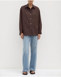 Assembly Label - Marigold Poplin Long Sleeve Shirt