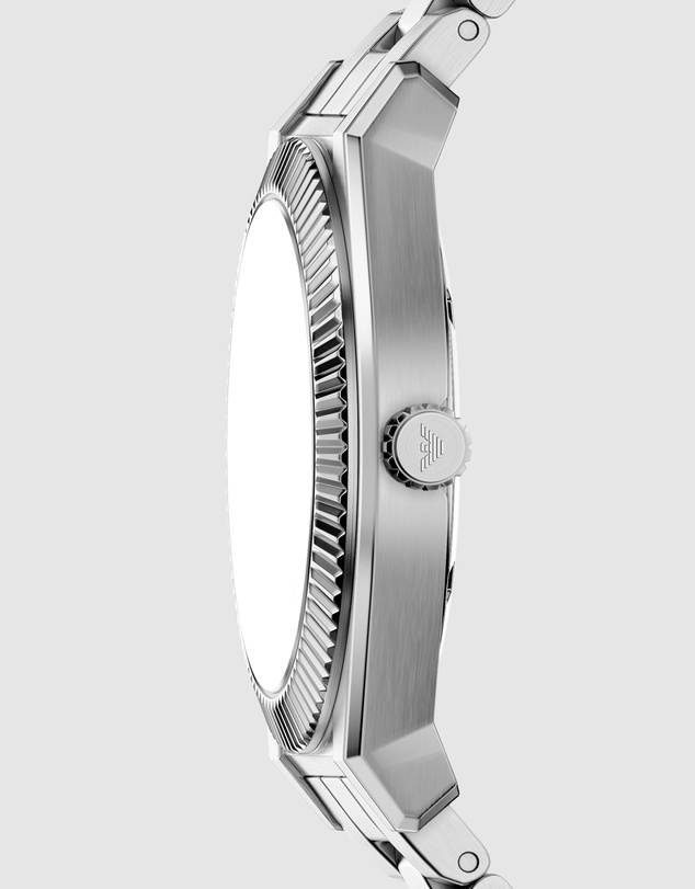 Emporio Armani - Silver Tone Analogue Watch
