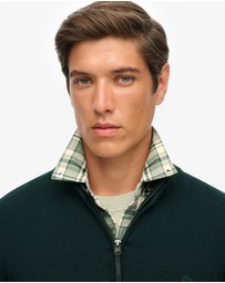 Superdry - Slim Fit Essentials Cotton Half Zip