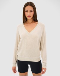 Splits59 - Bennie Fleece V-Neck Sweatshirt