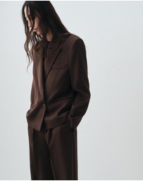 M.N.G - Double-Breasted Suit Jacket