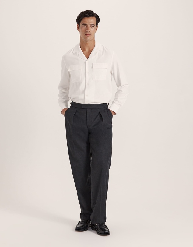 SABA - Henry Wide Pleat Pant