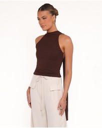 Petal & Pup - Aries Knit Halter Top - Brown