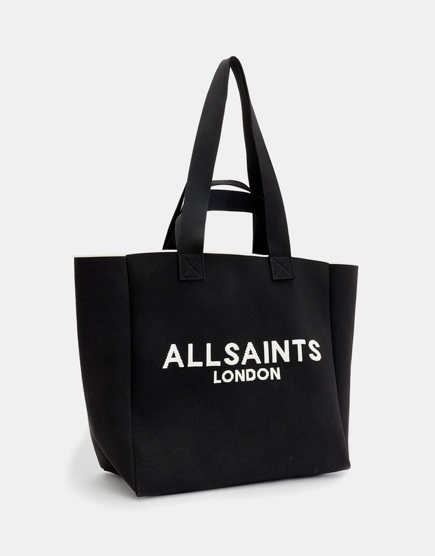 AllSaints - Izzy Large Logo Knitted Tote Bag