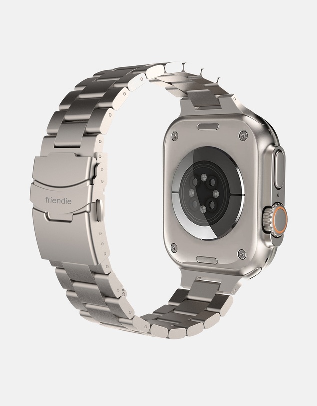 Friendie - Stainless Steel Link Bracelet Band (Ultra Style) - Sydney Ultra - Apple Watch Compatible