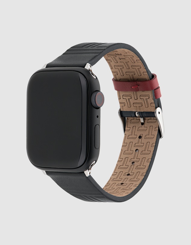 Ted Baker - Ted Baker Apple Band - Black Leather Strap