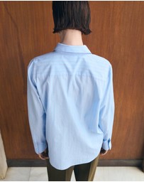 M.N.G - Cotton And Lyocell Blend Straight Shirt
