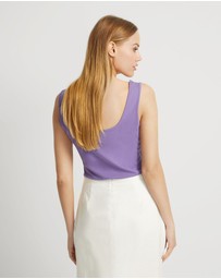 Oxford - Agatha Square Neck Tank
