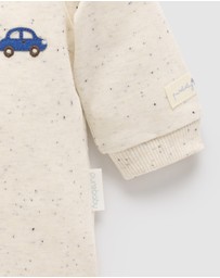Purebaby - Thick Henley Bodysuit -Kids-Babies