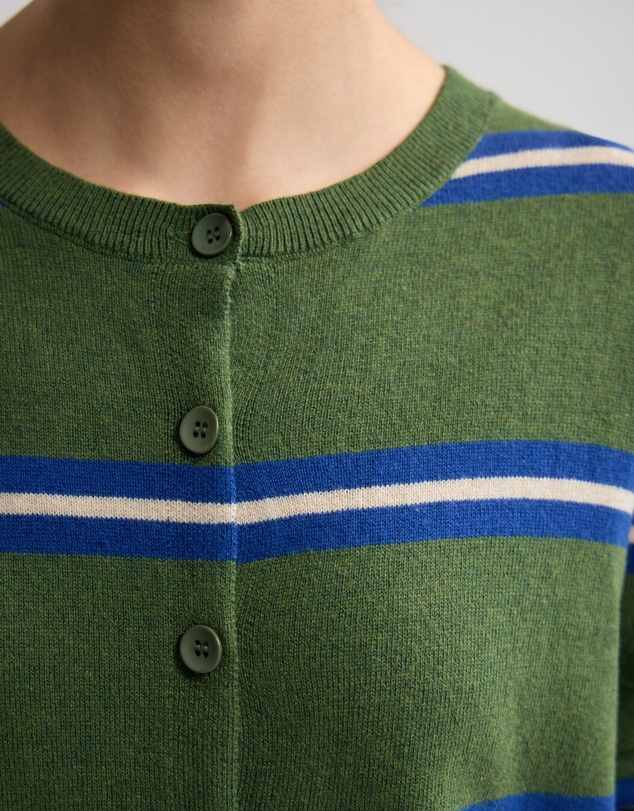 Oxford - Margurite Striped Cardigan
