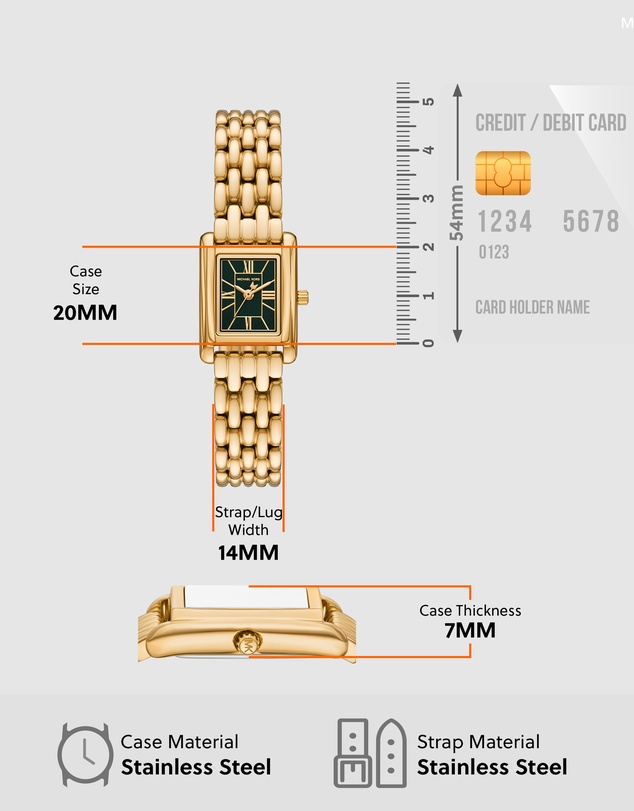 Michael Kors - Essex Gold Tone Analogue Watch