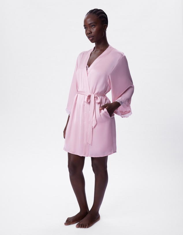 Bras N Things - Bethany Short Wrap - Light Pink