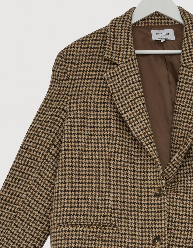 Revibe - Repaired Minima Esenciales Desi Wool Blazer - AU 14