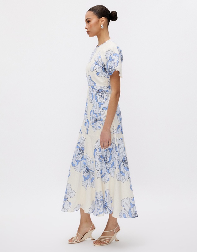 Minima Esenciales - Paityn Rosa Linen Maxi Dress