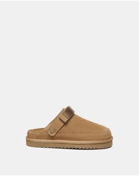 EVERAU - EverAU Ugg Sierra Cow Suede Upper House Shoes