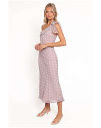 Petal & Pup - Celestine Maxi Dress - Lavender Polka Dot