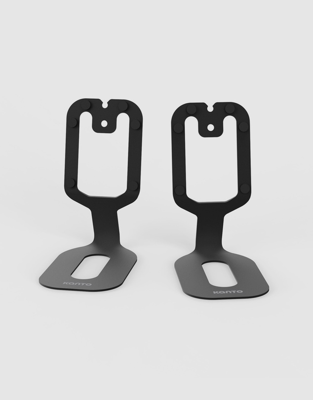 iWorld - Kanto SU2 Kanto SU2 Rear-Mounted Desktop Stands for Uki and Ora - Black, Pair