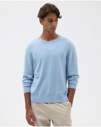 AERE - Lightweight Organic Cotton Crew Neck Knit Jumper