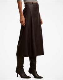 Forever New - Isla Vegan Leather Midi Skirt