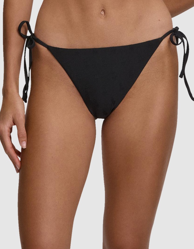 Polo Ralph Lauren - Logo Jacquard Ricky String Tie Side Bikini Bottom