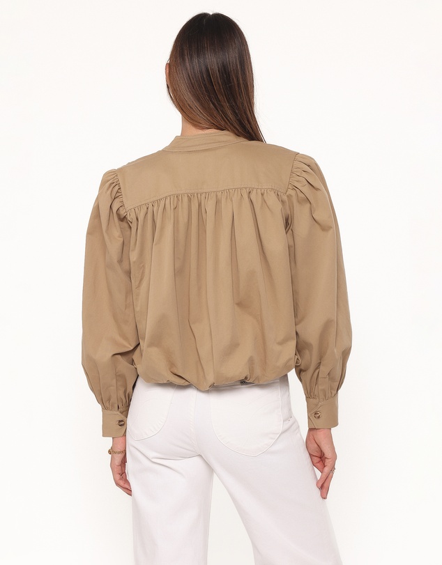 Petal & Pup - Rory Bubble Hem Jacket - Khaki