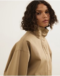 Atmos&Here - Taya Funnel Neck Twill Bomber