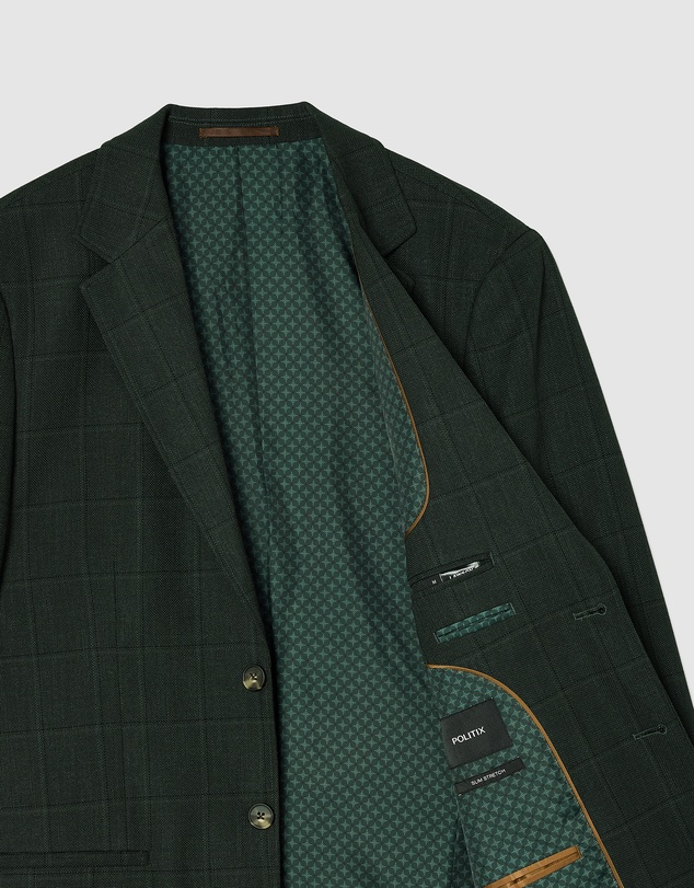 Politix - Lawson Windowpane Check Blazer