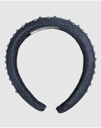 Max Alexander - Navy Sinamay Racing Fascinator Headband