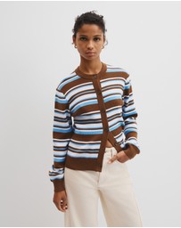 Country Road - Stripe Knit Cardigan