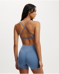 Cotton On Body Active - Ultra Soft Deep Plunge Cross Back Crop