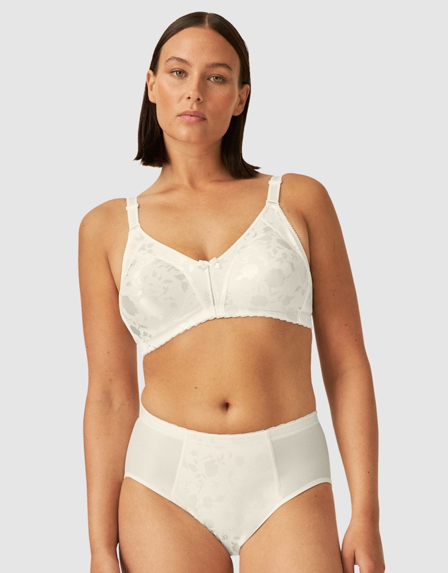 Naturana - Wide Strap Wireless Minimiser Bra