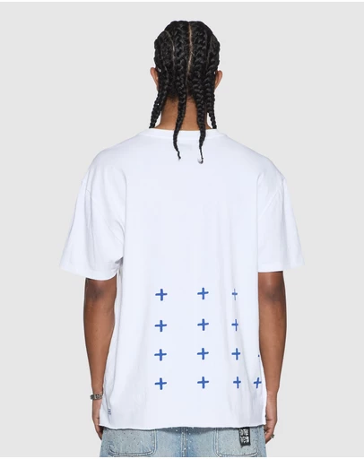 Ksubi - 4X4 Biggie SS Tee Tru White/Blue