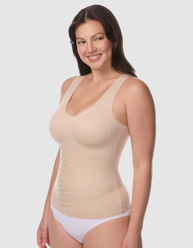 Naomi & Nicole - Mark My Curve Shaping Tank Top With Removable Padding