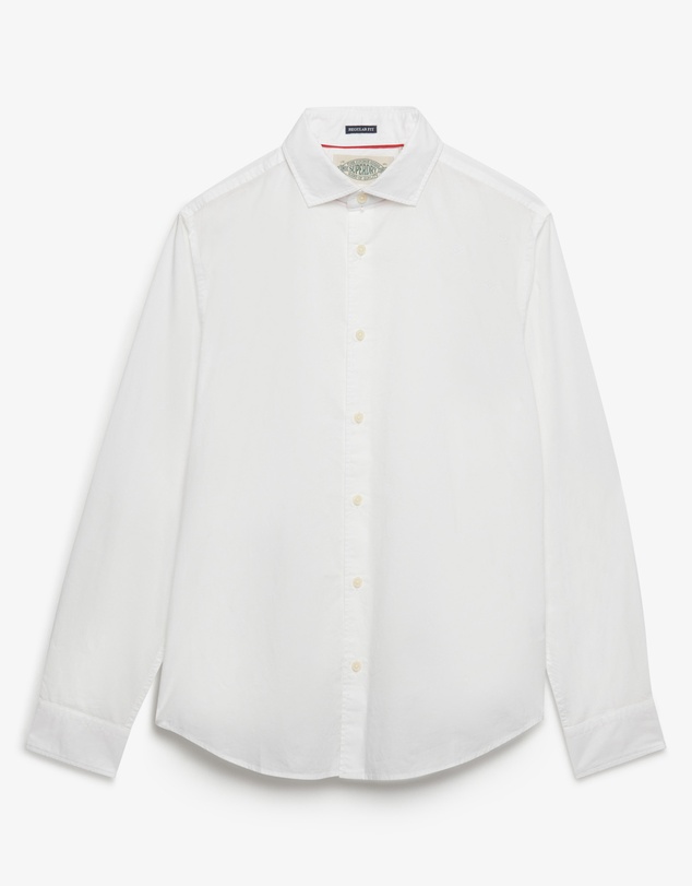Superdry - Cut Away Poplin Long Sleeve Shirt