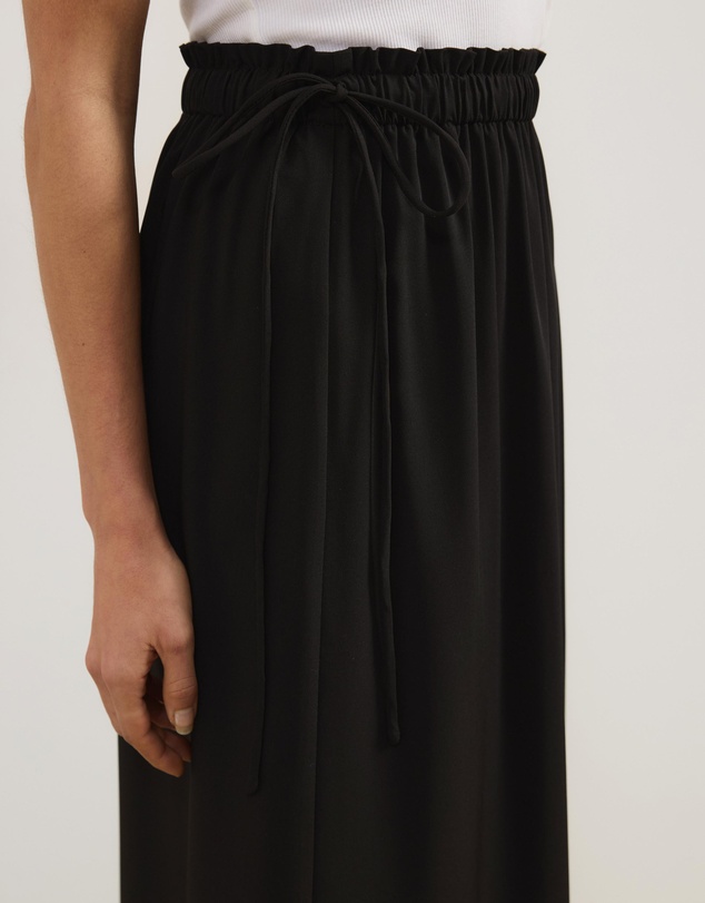Atmos&Here - Rhea Drapey Maxi Skirt with Tie Detail at Waist