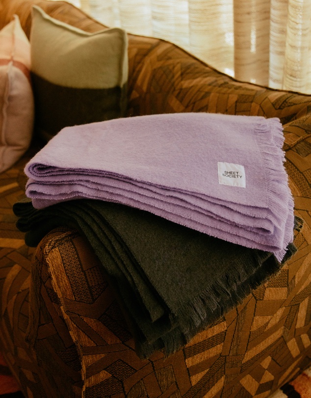 Sheet Society - Morgan Merino Wool Throw