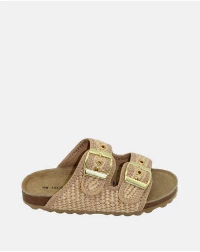 Human - Kid's Gracie Raffia Sandals Natural