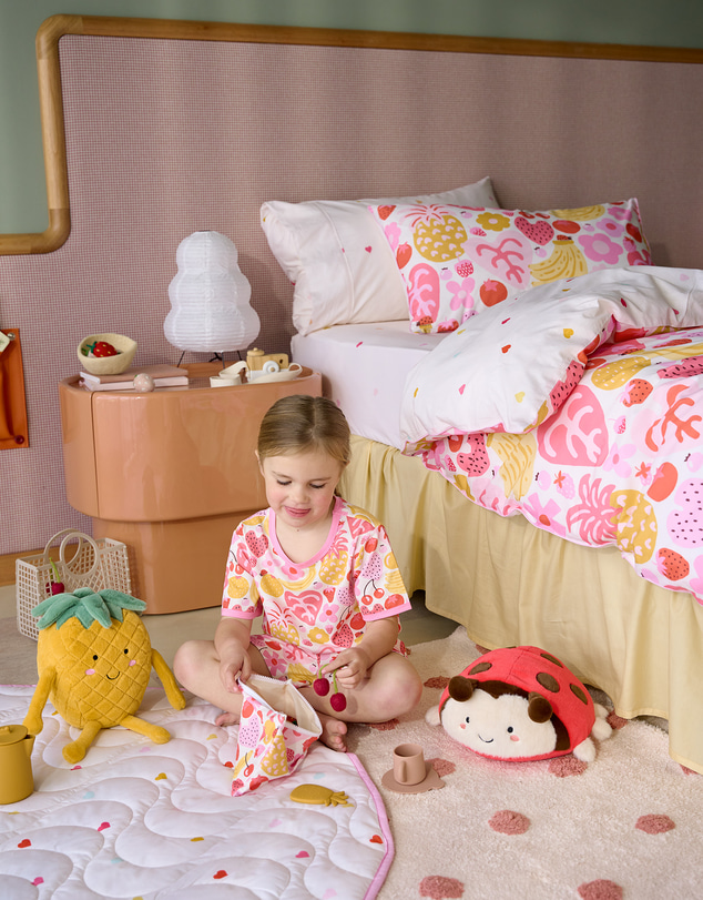 Linen House Kids - Polly Pineapple Novelty Cushion