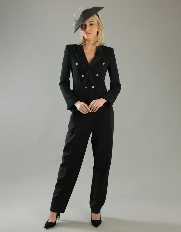 Morgan & Taylor - Claudette Fascinator in Black